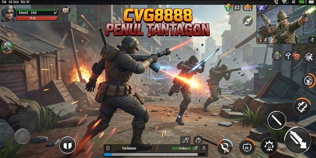 Tangkapan layar CVG8888 menampilkan aksi seru dalam gameplay.