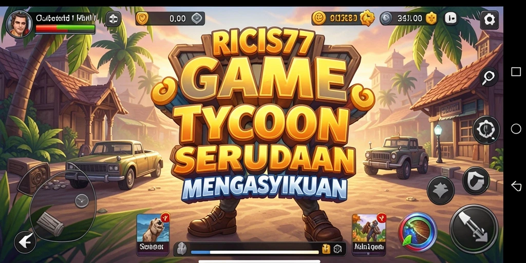 Tampilan gameplay RICIS77 menunjukkan strategi manajemen bisnis yang menarik.