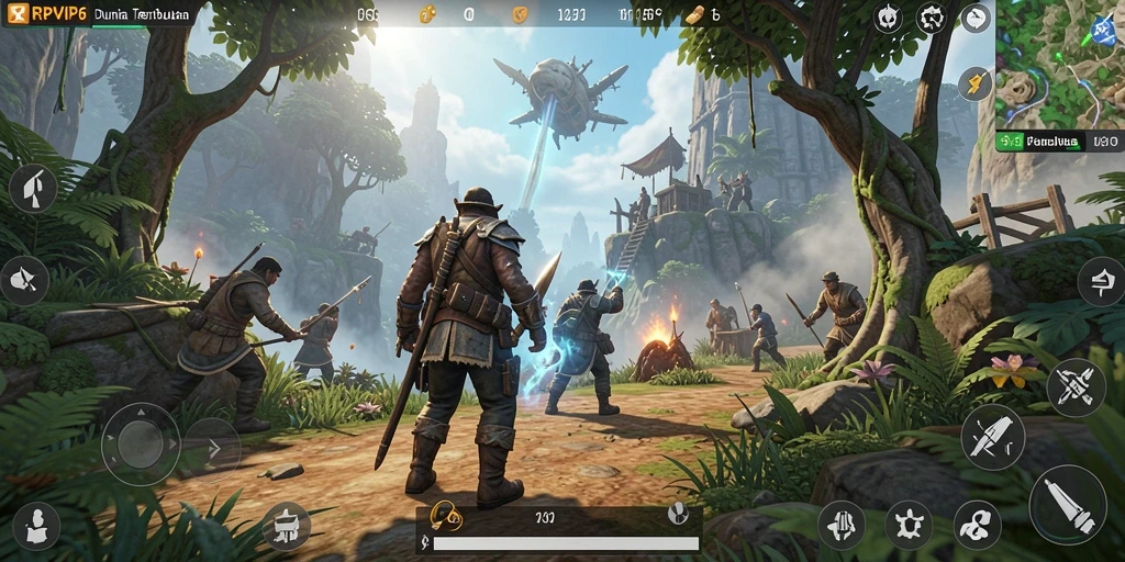 Gameplay Open World di RPVIP6 yang menakjubkan dan mendebarkan.