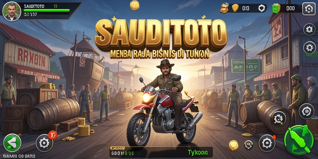 Screenshot utama SAUDITOTO menampilkan gameplay Tycoon yang mendebarkan.